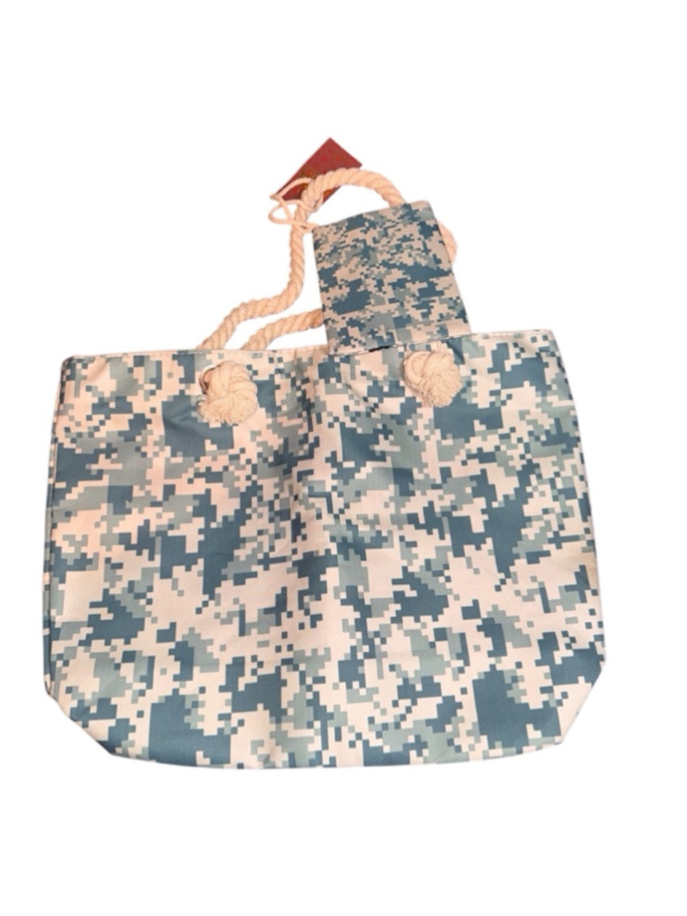 Alea Women's Tote Bag, One size, Blue green digital camo